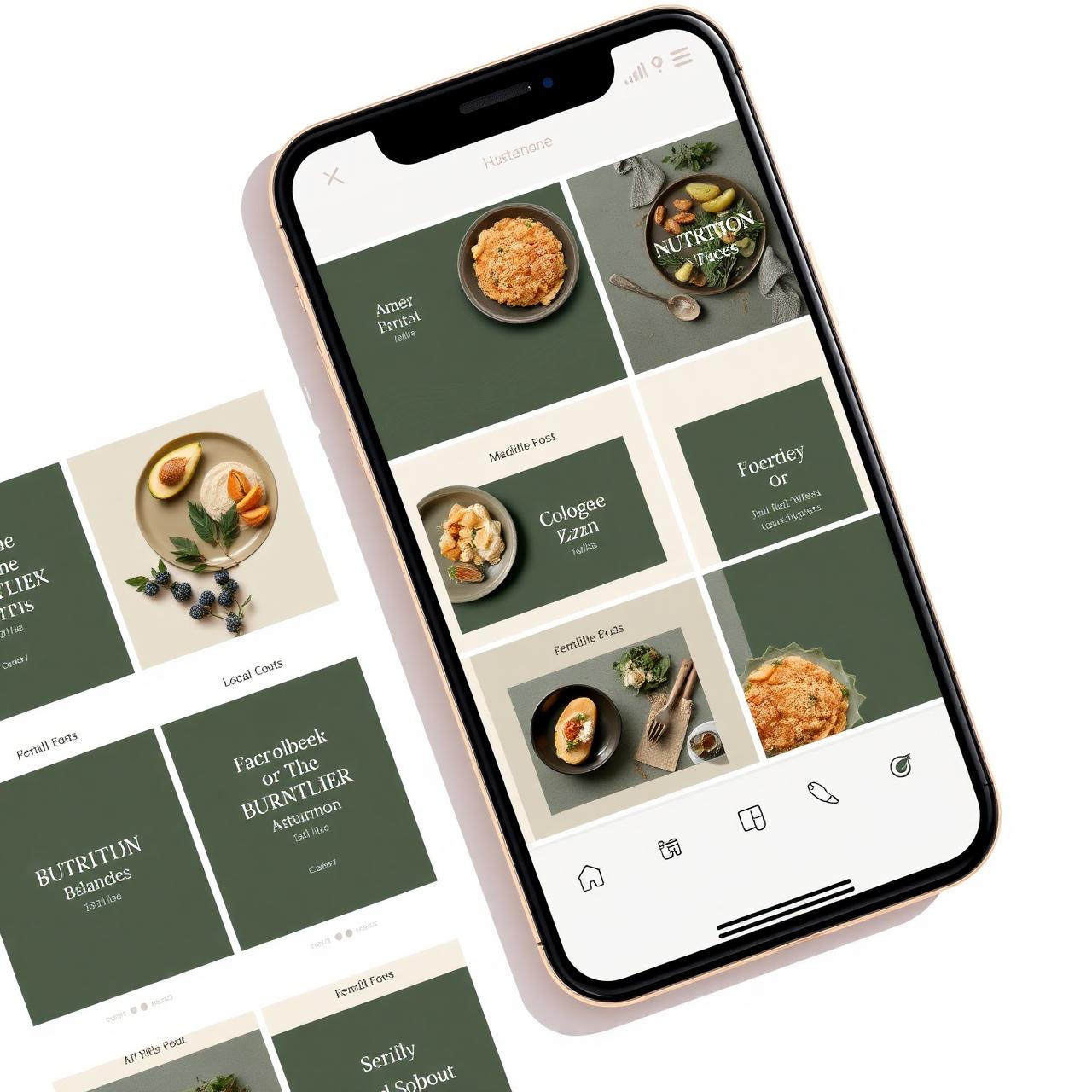 Mockup de plantillas en Instagram